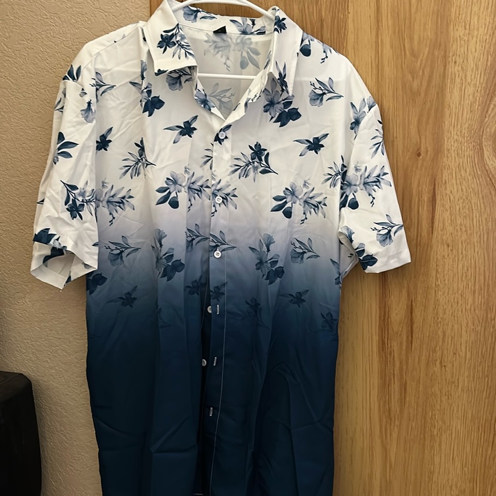 Brand new men's shirt with short sleeve
